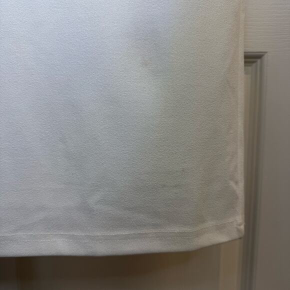 Fashion Nova Take My Hand Midi Dress XS Pearl Rhinestone Halter White - Picture 8 of 10